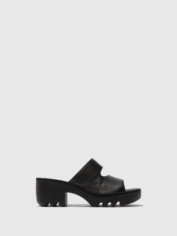 Slip-on Mules TECH493FLY BLACK sold by Fly London