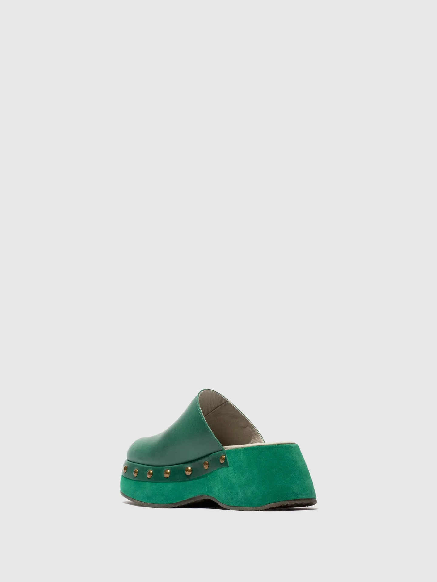 Round Toe Clogs BLEK079FLY GREEN/GREEN sold by Fly London product image thumbnail 3