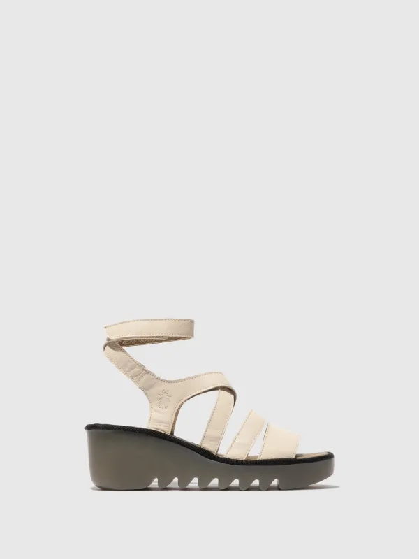 Strappy Sandals BAFY485FLY OFFWHITE sold by Fly London