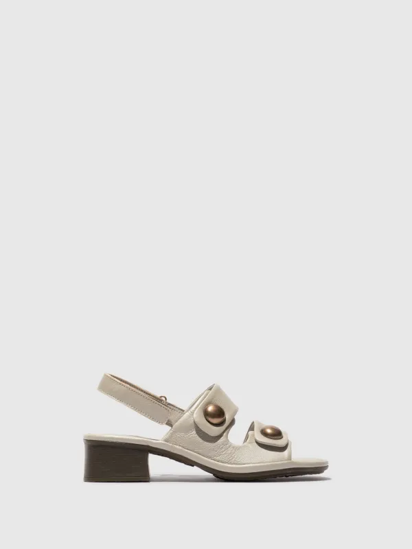 Sling-Back Sandals EBLA489FLY SILVER made by Fly London
