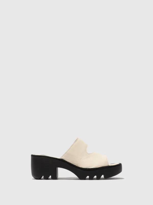 Slip-on Mules TECH493FLY OFF WHITE sold by Fly London