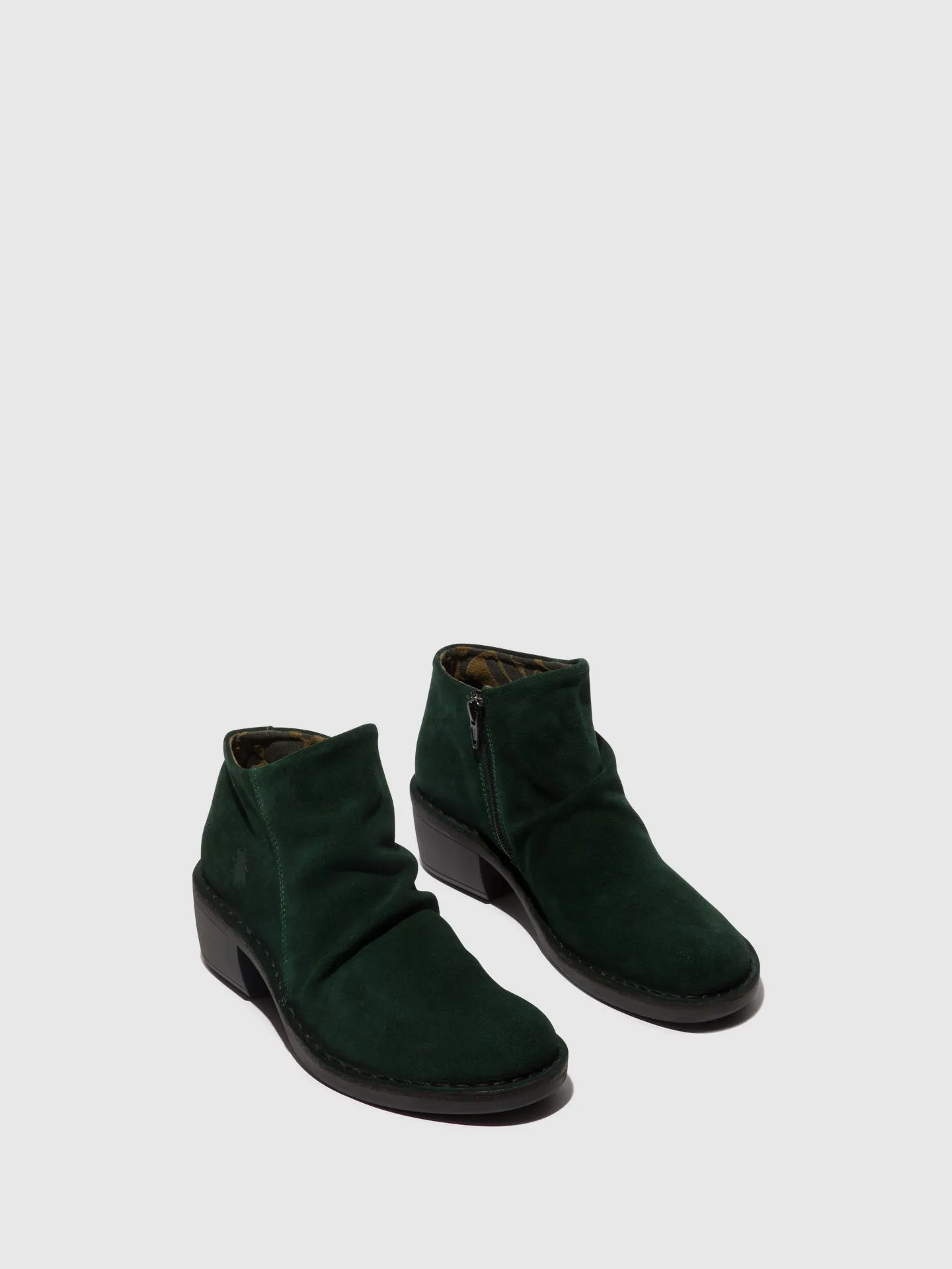 Zip Up Ankle Boots MERK093FLY GREEN FOREST sold by Fly London product image thumbnail 2