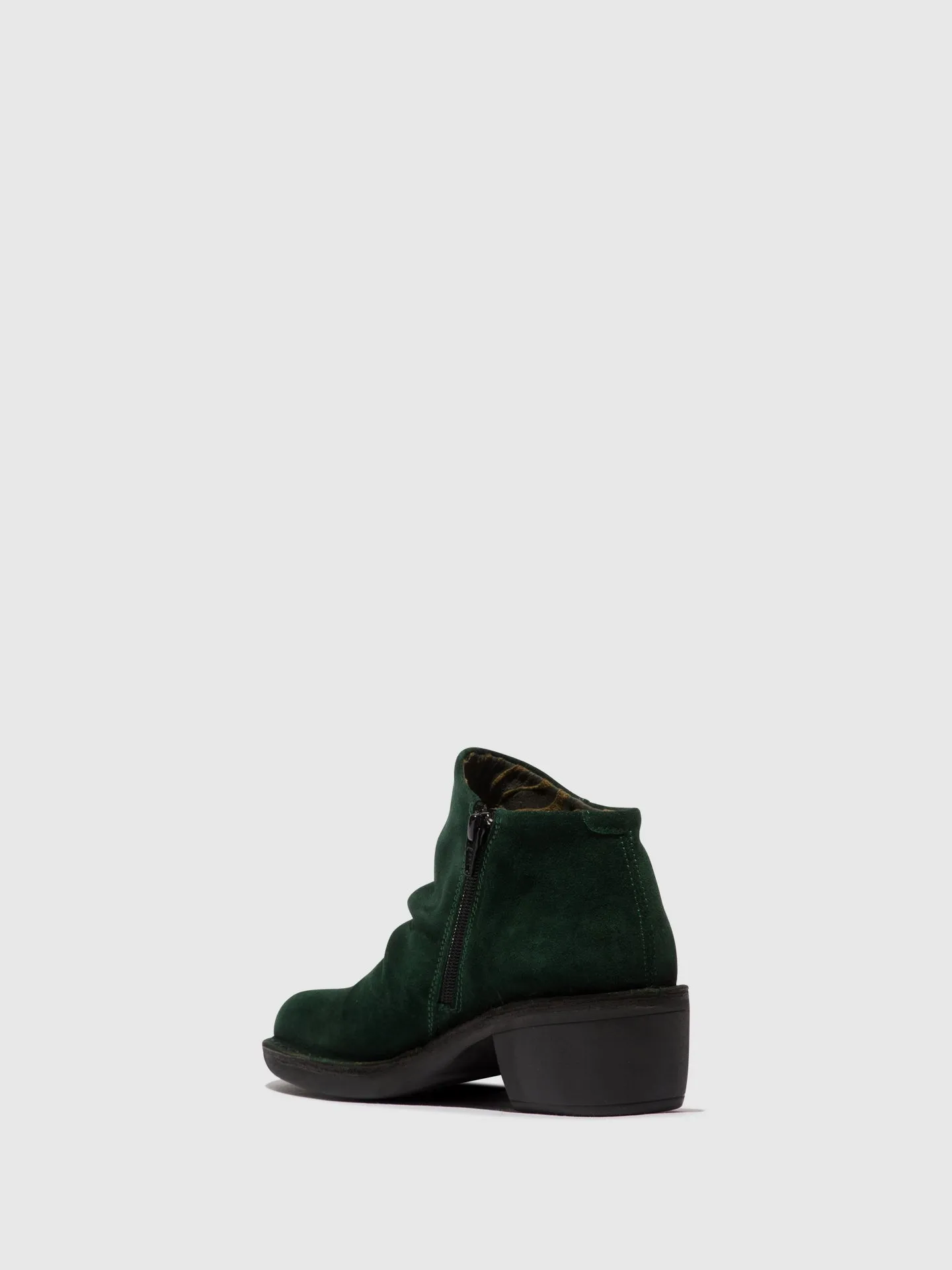 Zip Up Ankle Boots MERK093FLY GREEN FOREST sold by Fly London product image thumbnail 3