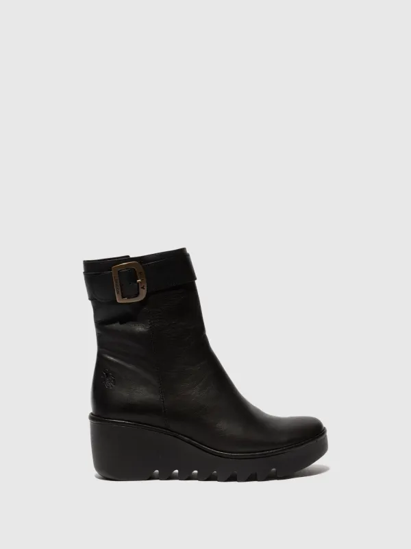 Zip Up Ankle Boots BEPP396FLY BLACK sold by Fly London