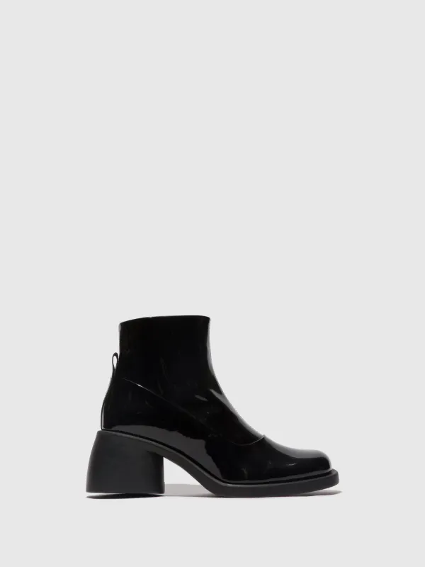 Zip Up Ankle Boots HINT003FLY ATLANTIS BLACK sold by Fly London