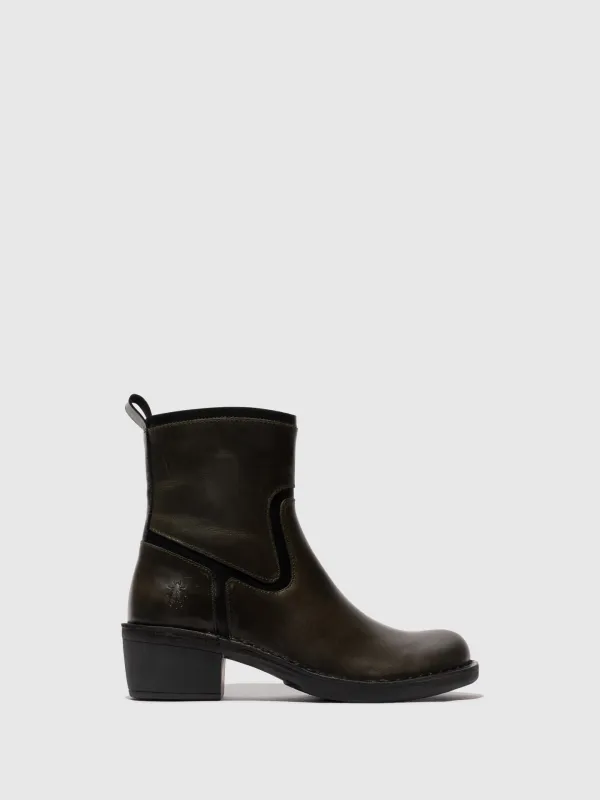 Zip Up Ankle Boots MIZI102FLY DIESEL/BLACK sold by Fly London