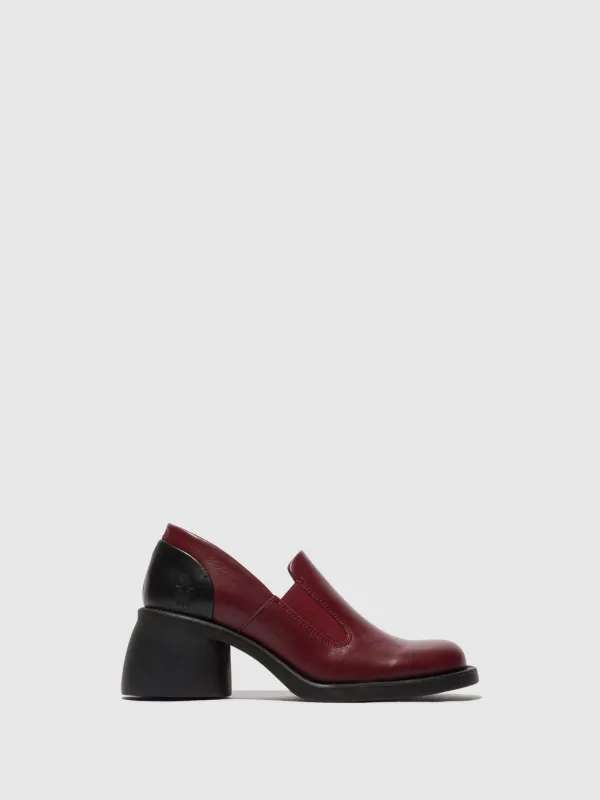 Slip-on Shoes HUCH004FLY WINE/BLACK sold by Fly London