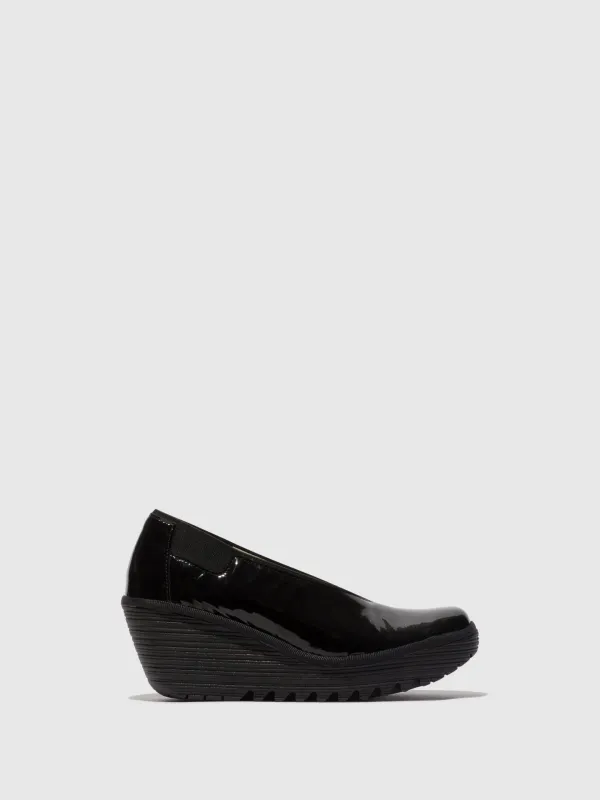 Slip-on Shoes YOZA438FLY ATLANTIS BLACK sold by Fly London
