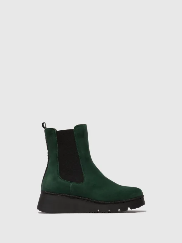 Chelsea Ankle Boots PATY405FLY FOREST GREEN sold by Fly London