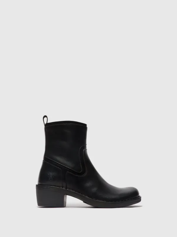 Zip Up Ankle Boots MIZI102FLY BLACK sold by Fly London