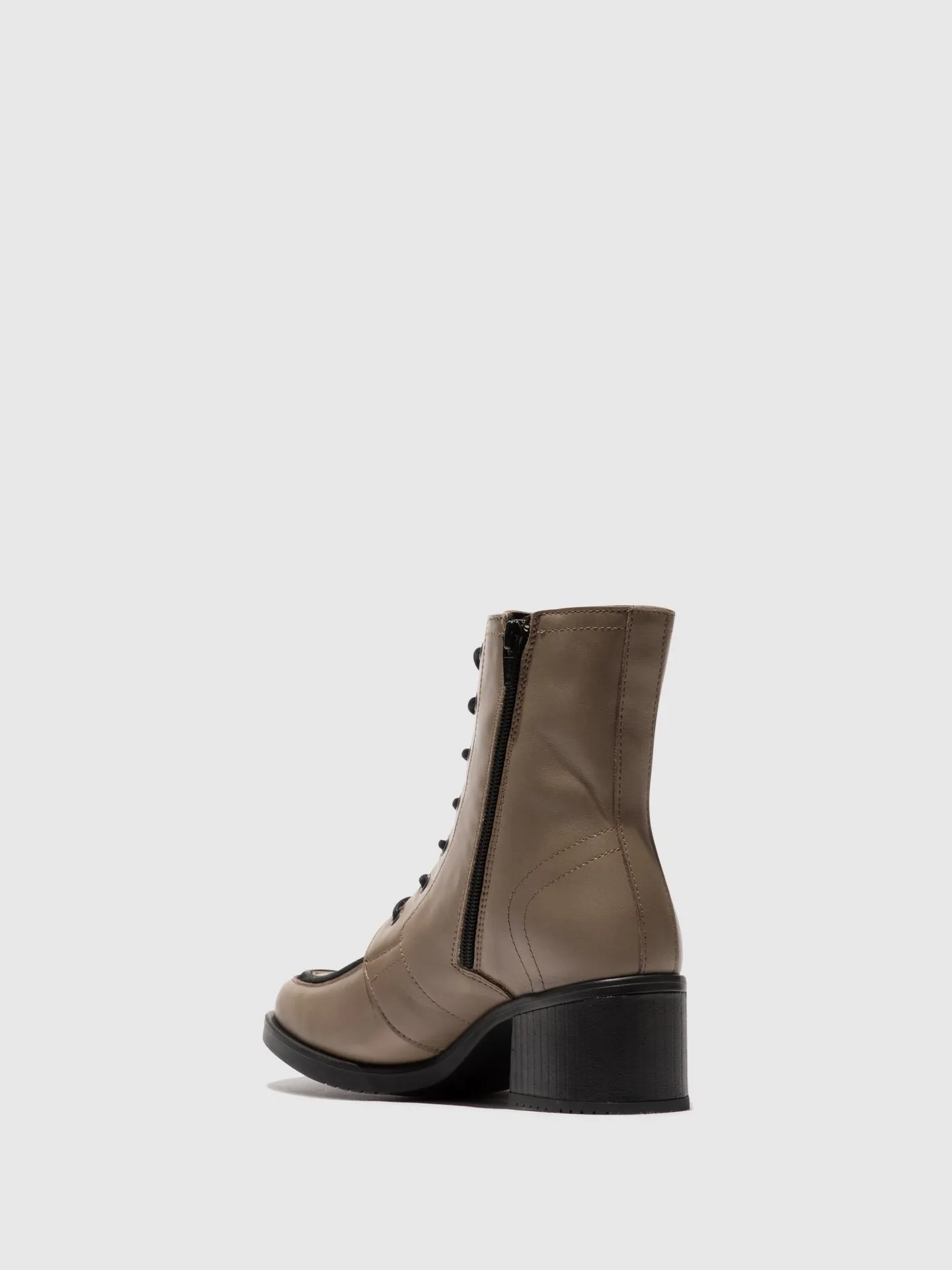 Lace-up Ankle Boots KASS017FLY TAUPE/BLACK sold by Fly London product image thumbnail 3