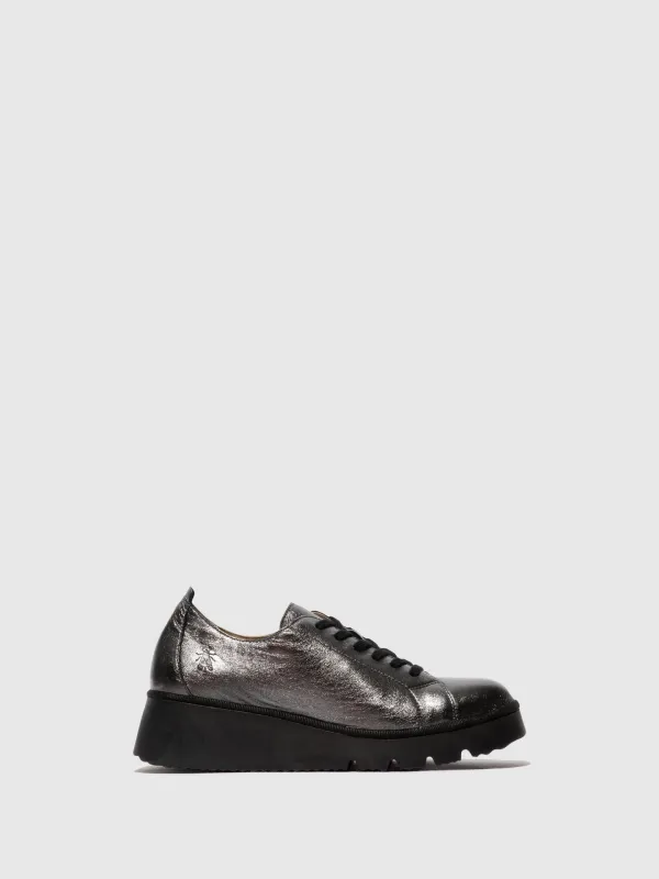 Lace-up Shoes PLOM431FLY GRAPHITE made by Fly London