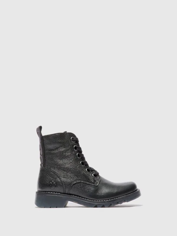 Lace-up Ankle Boots RAGI539FLY RIO BLACK made by Fly London