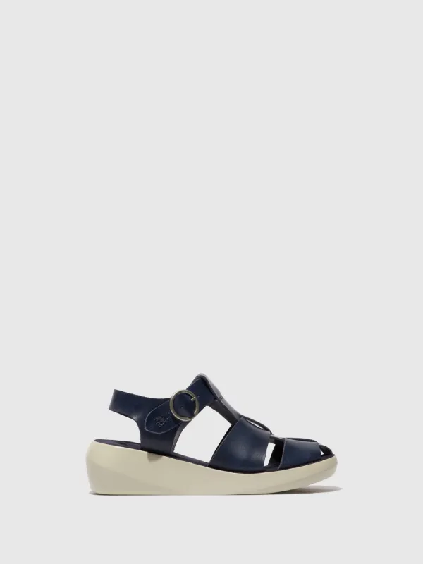 Strappy Sandals BAWE842FLY BLUE sold by Fly London