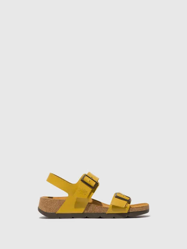 Sling-Back Sandals CEKE722FLY MUSTARD sold by Fly London