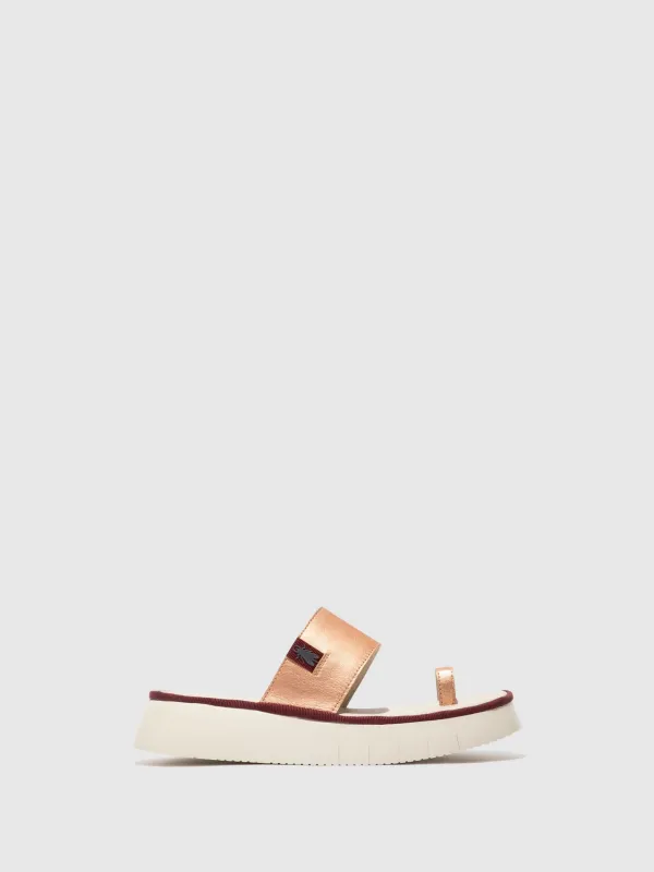 Slip-on Mules CHEV316FLY BLUSH GOLD sold by Fly London