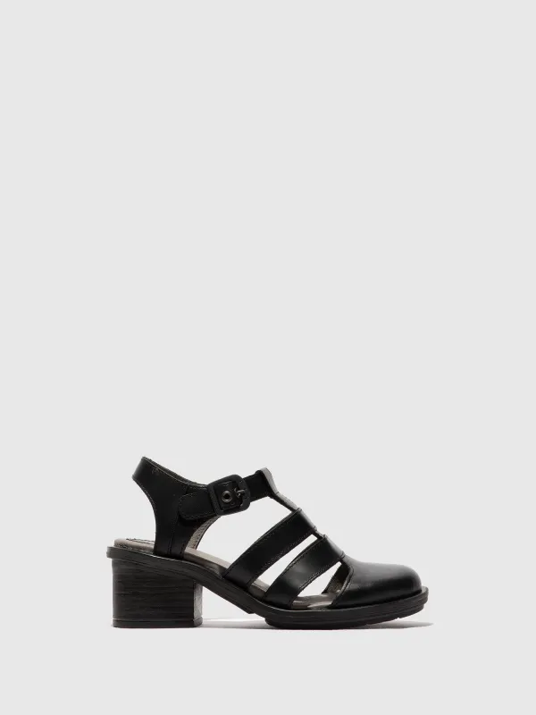 T-Strap Sandals CAHY195FLY BLACK made by Fly London