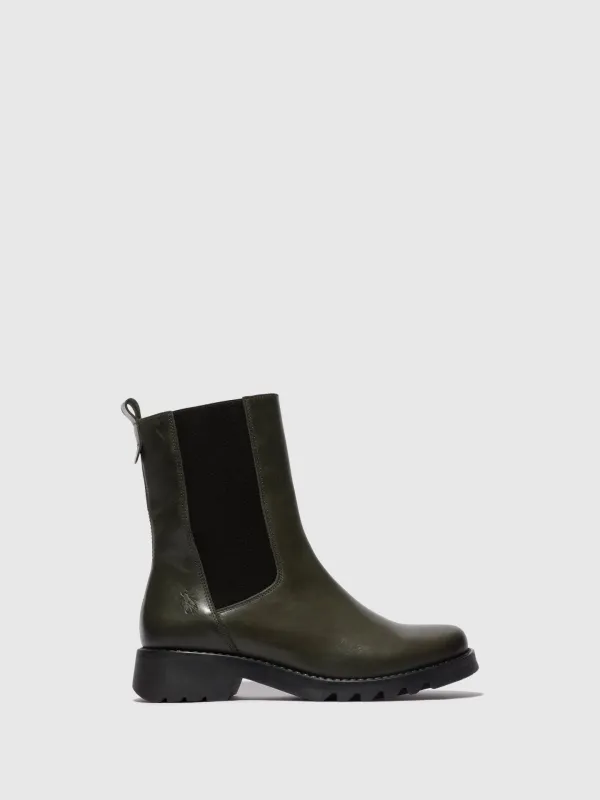 Chelsea Ankle Boots REIN795FLY DIESEL (BLACK) sold by Fly London