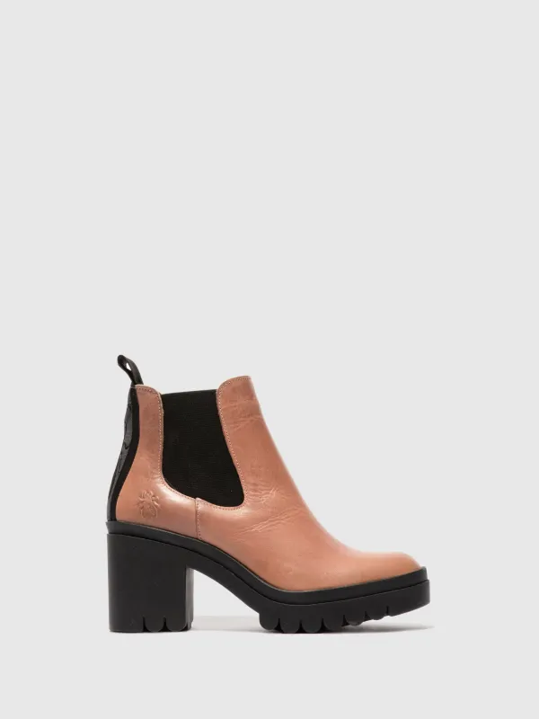 Chelsea Ankle Boots TOPE520FLY RUG ROSE sold by Fly London