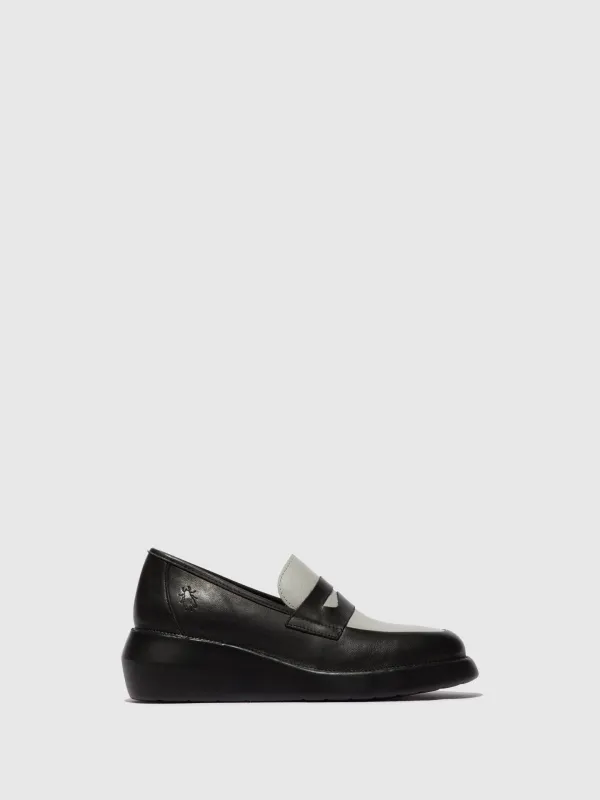 Loafers Shoes BLAR513FLY BLACK/GREY sold by Fly London