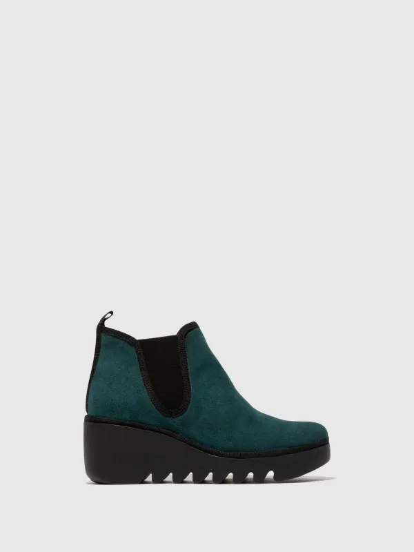 Chelsea Ankle Boots BYNE349FLY PETROL made by Fly London