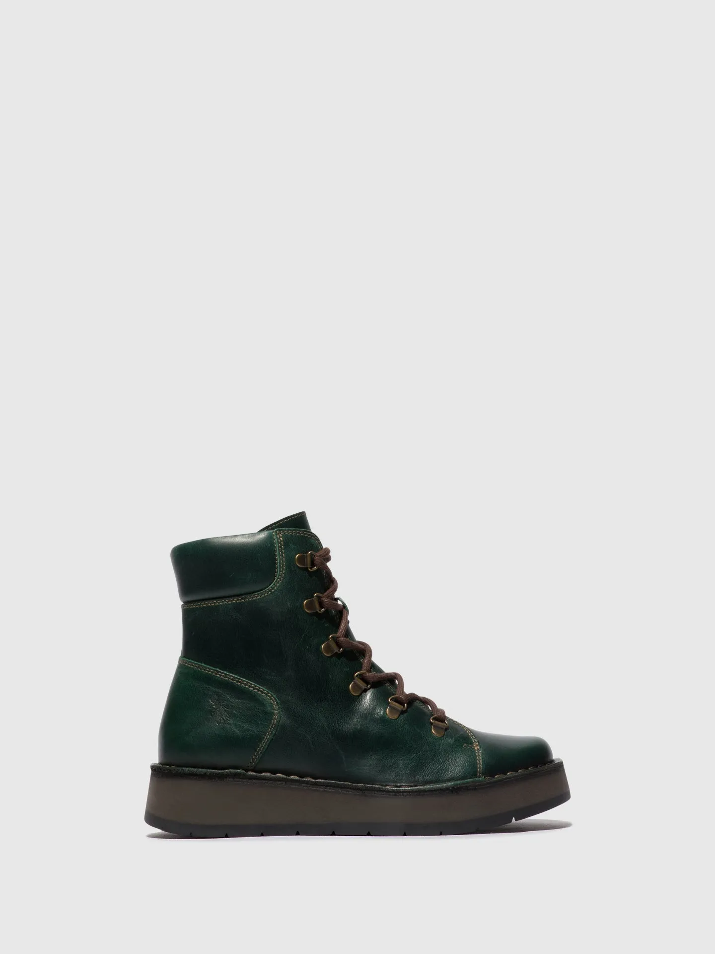 Lace-up Ankle Boots ROXY094FLY PETROL sold by Fly London