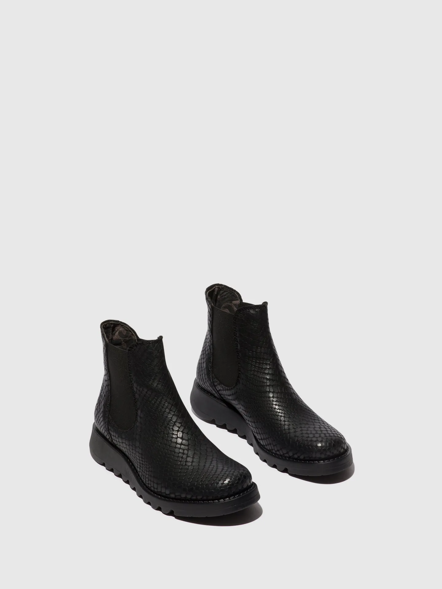 Chelsea Ankle Boots SALV CROCO BLACK sold by Fly London product image thumbnail 2