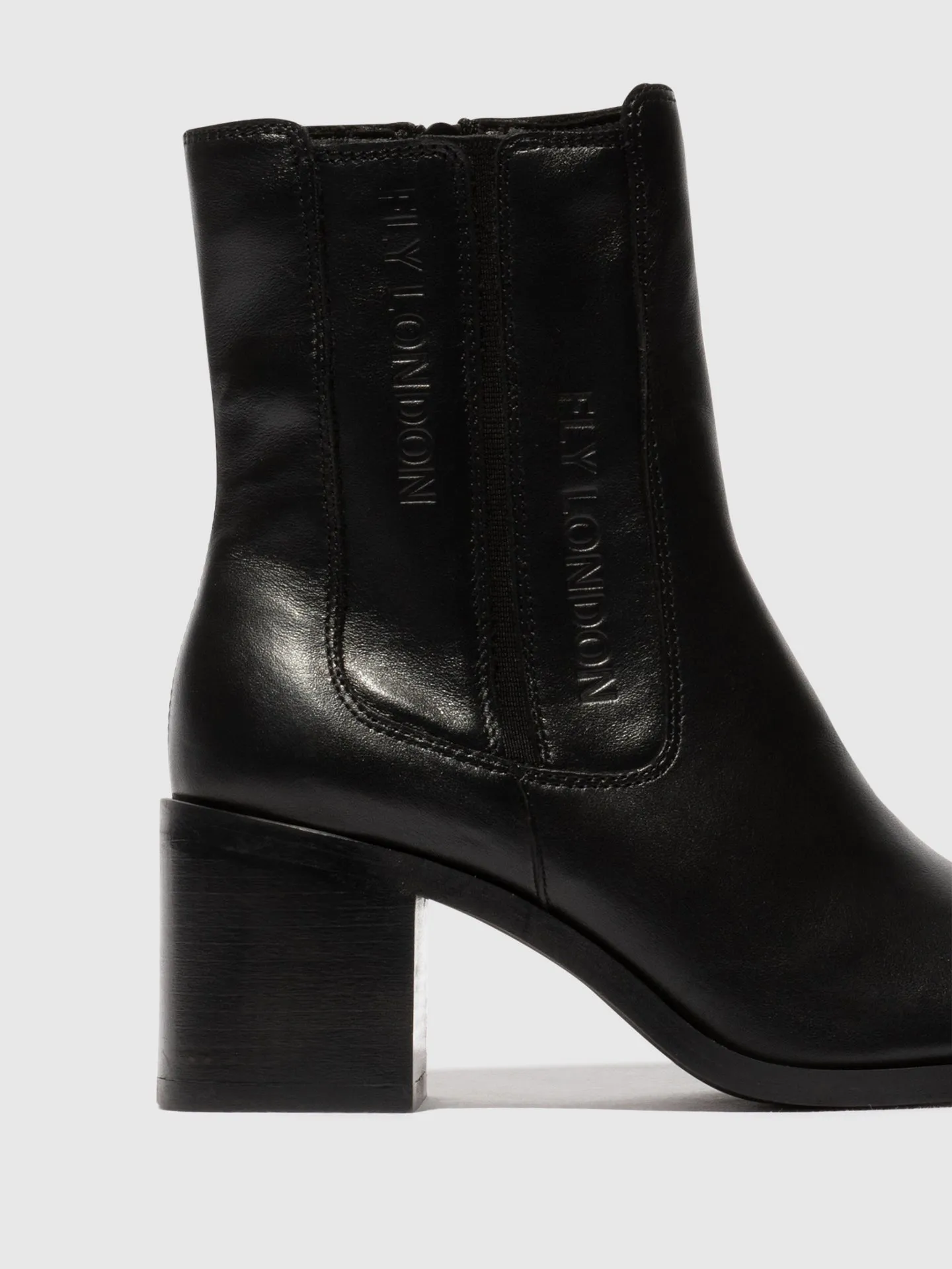 Zip Up Ankle Boots AMEL913FLY BLACK sold by Fly London product image thumbnail 3