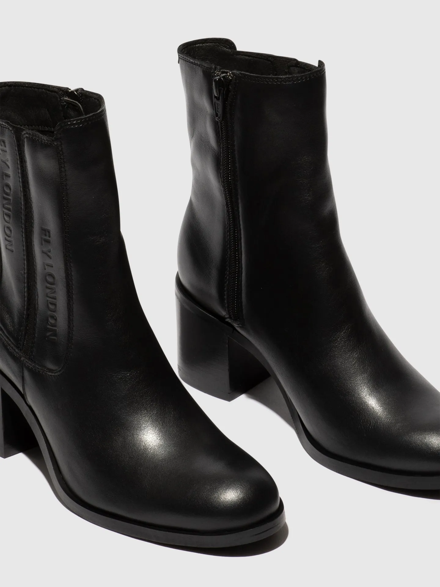 Zip Up Ankle Boots AMEL913FLY BLACK sold by Fly London product image thumbnail 4