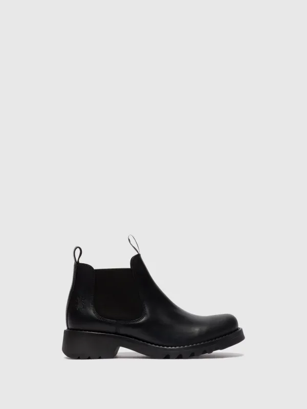 Chelsea Ankle Boots RIKA894FLY BLACK (ALL BLACK) sold by Fly London