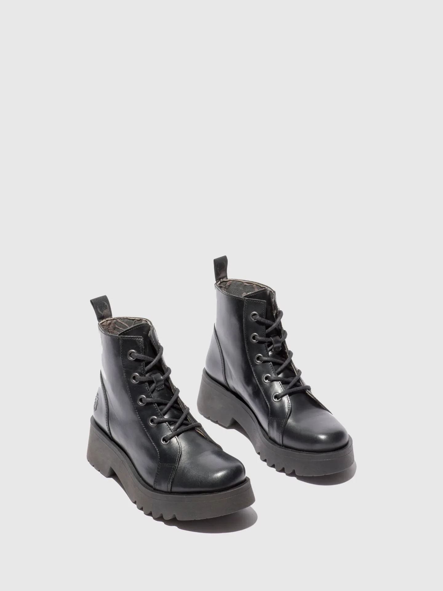 Lace-up Ankle Boots METZ788FLY RUG BLACK sold by Fly London product image thumbnail 2