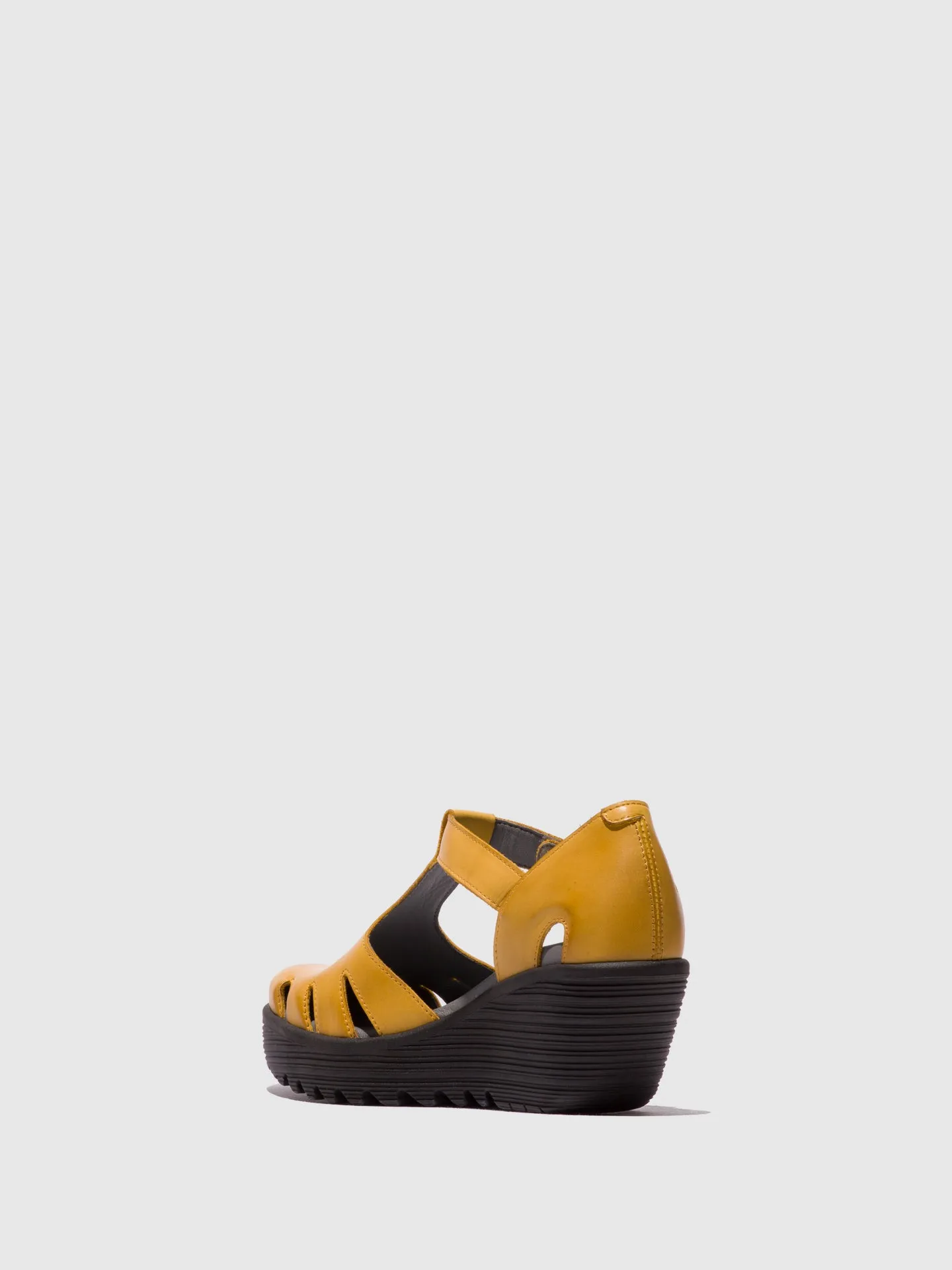 Velcro Sandals LETE395FLY MUSTARD sold by Fly London product image thumbnail 3