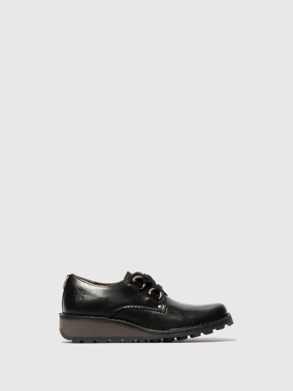 Lace Fastening Shoes MADS132FLY BLACK made by Fly London
