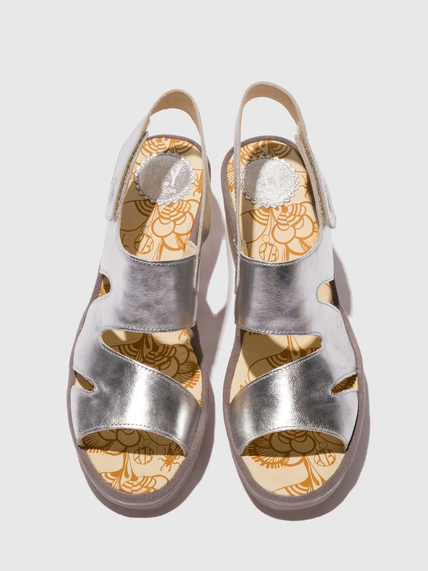 Sling-Back Sandals YAAD604FLY SILVER sold by Fly London product image thumbnail 4