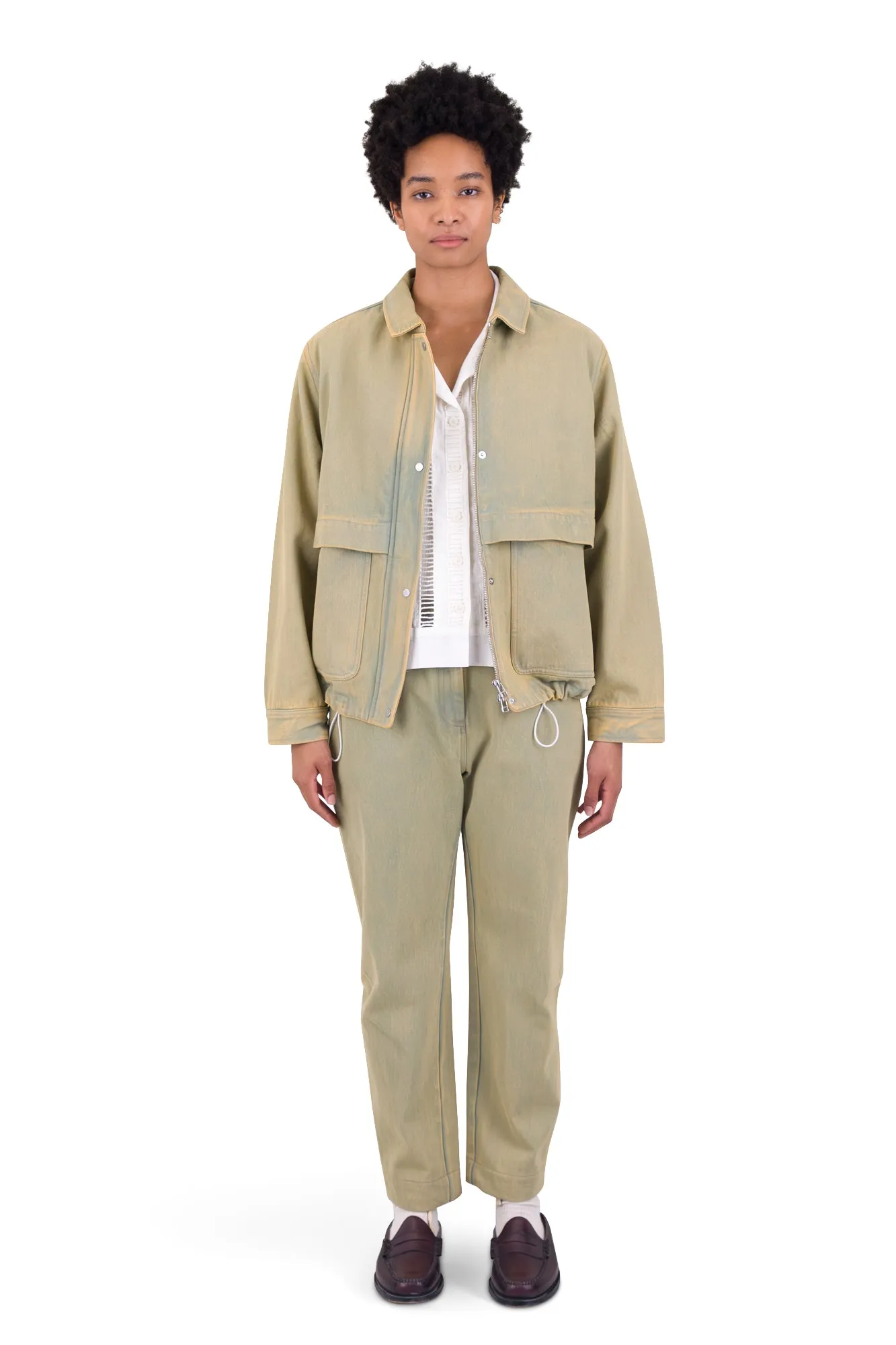 Blouson - Bleached Denim sold by Folk product image thumbnail 2