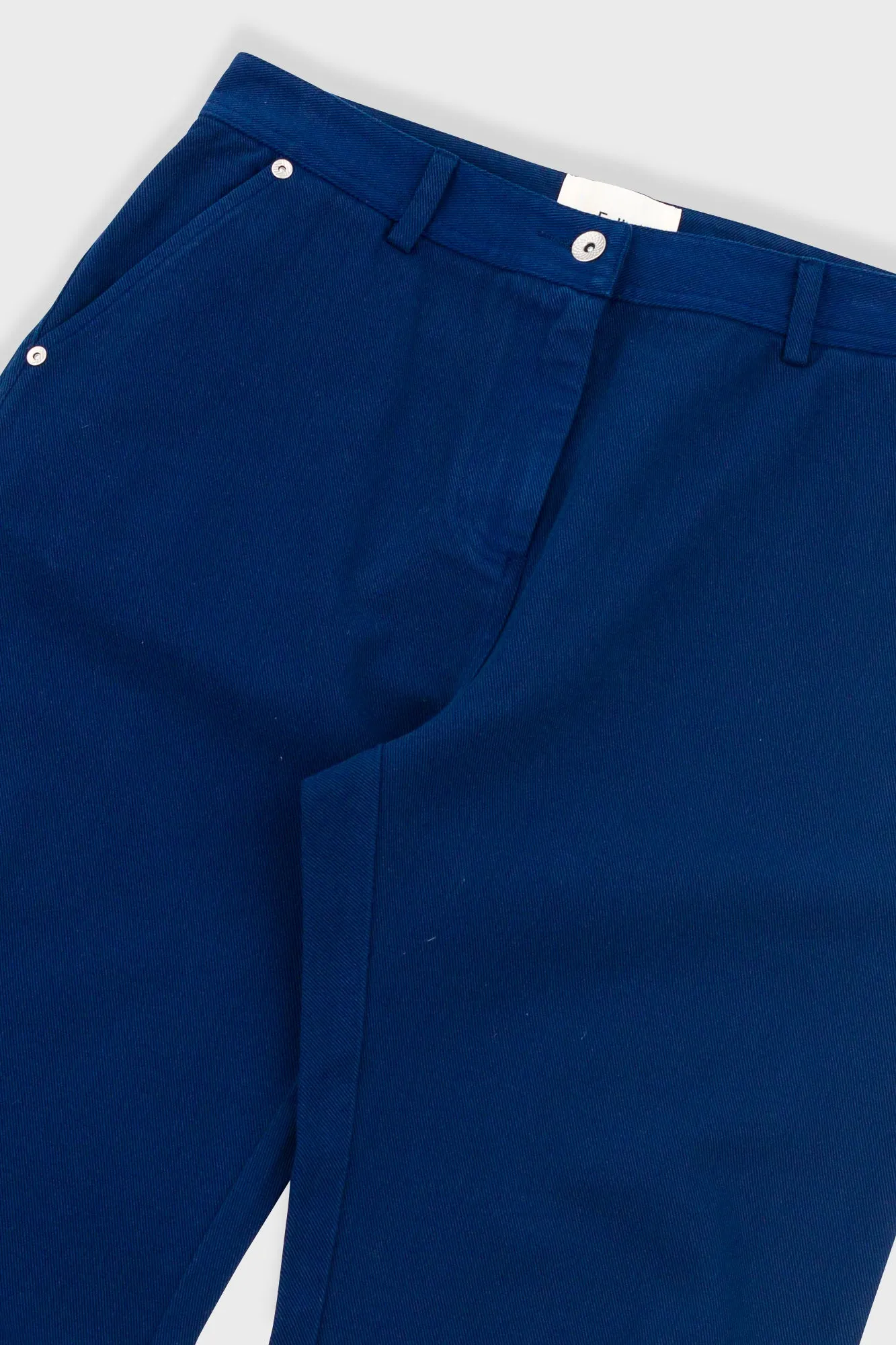 Barrel Trousers - Indigo Twill sold by Folk product image thumbnail 2