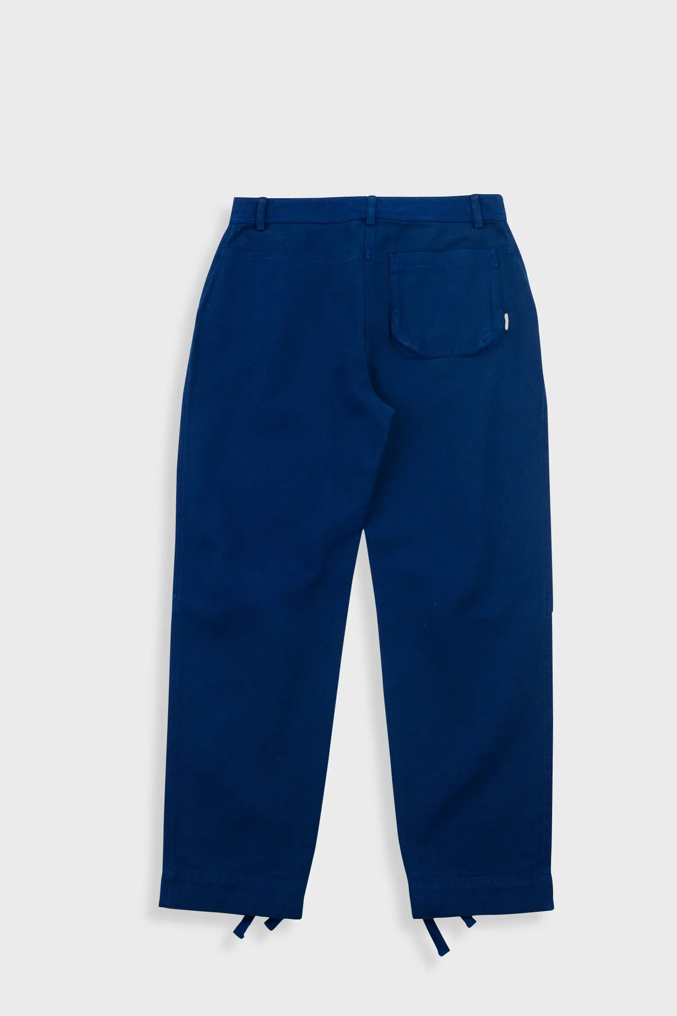 Barrel Trousers - Indigo Twill sold by Folk product image thumbnail 3