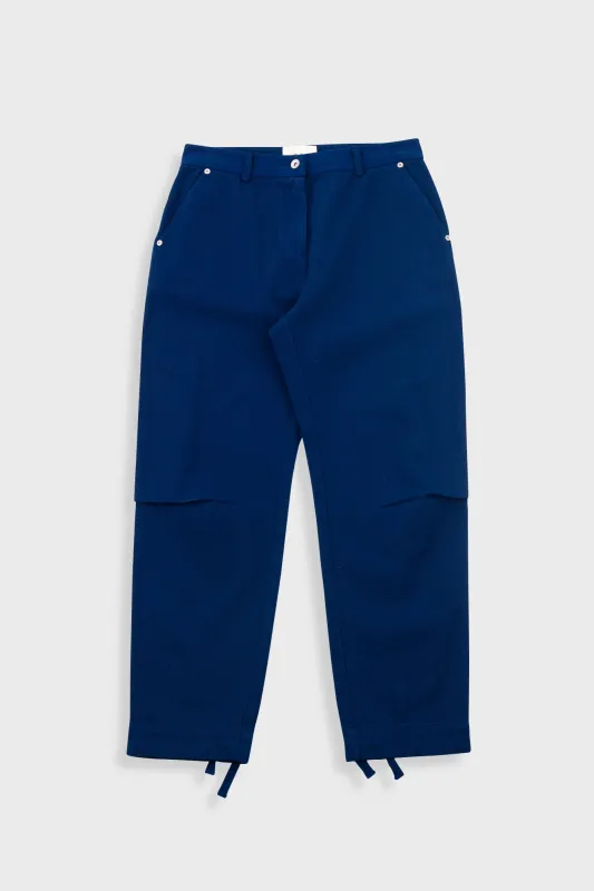 Barrel Trousers - Indigo Twill sold by Folk