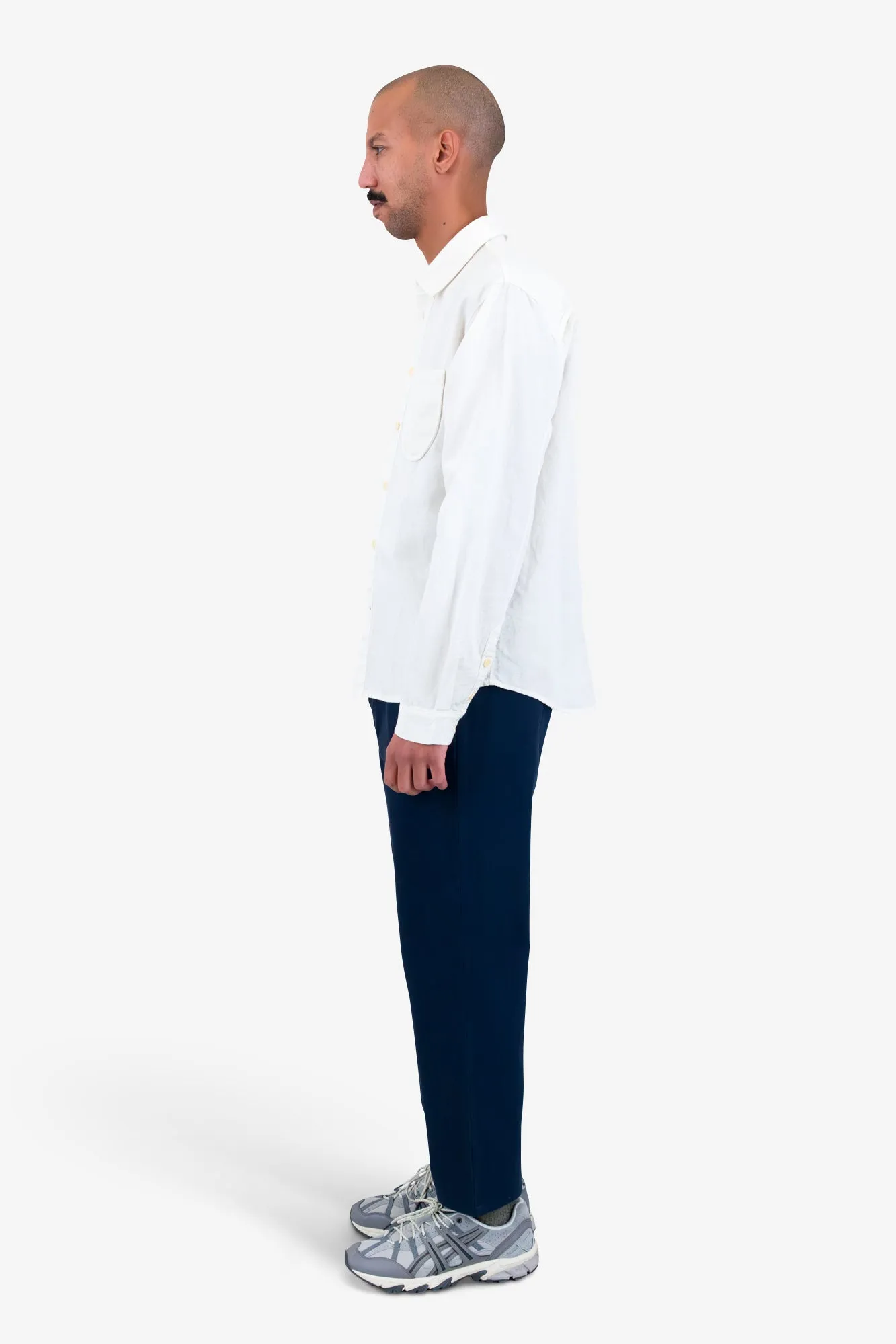 Contrast Pocket Shirt - Ecru sold by Folk product image thumbnail 4