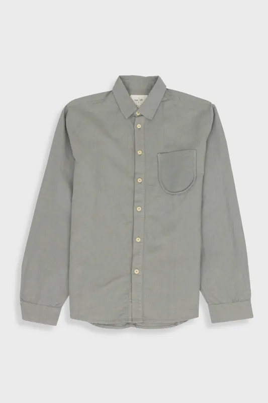 Contrast Pocket Shirt - Sage sold by Folk