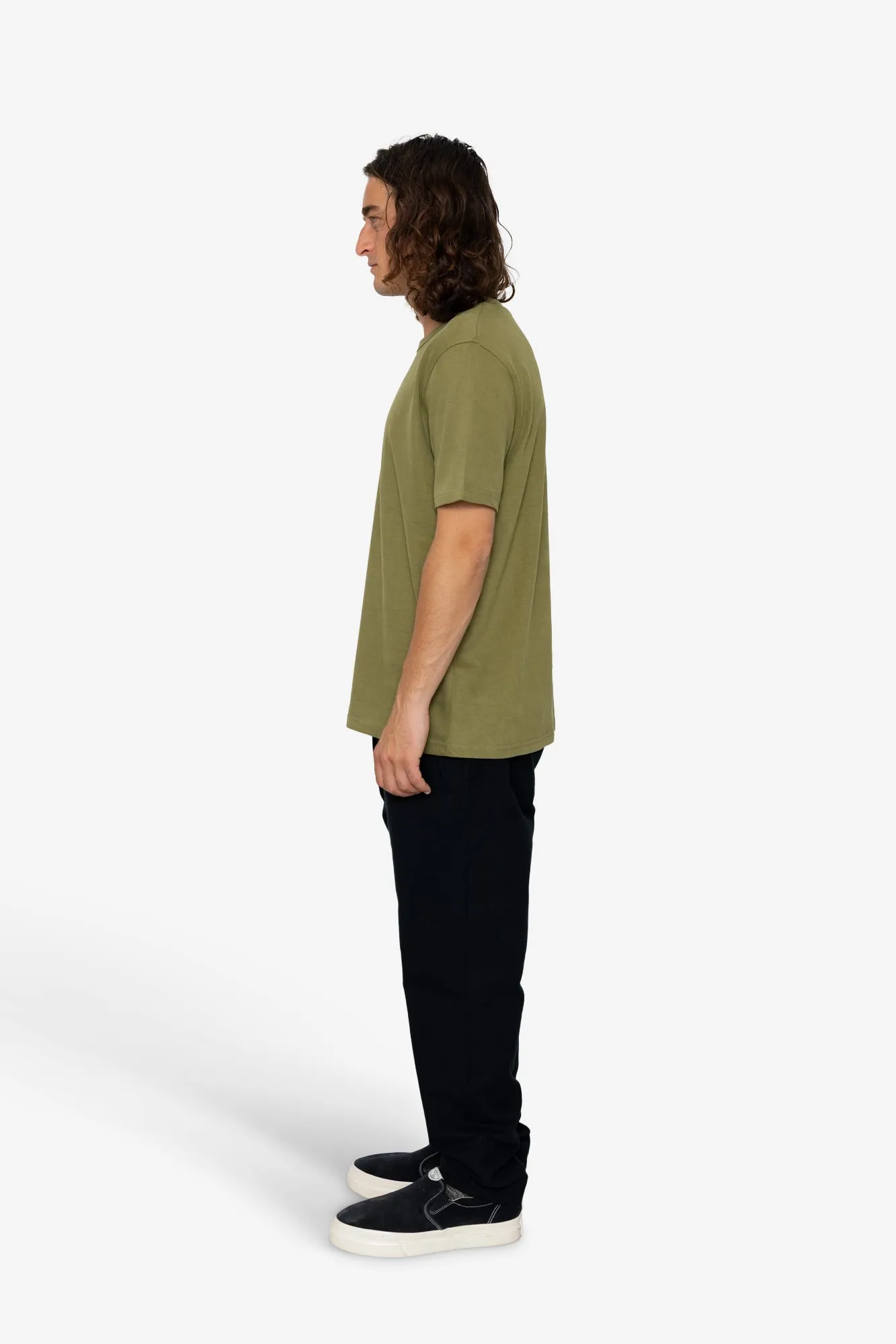 Prime T-Shirt - Khaki sold by Folk product image thumbnail 4