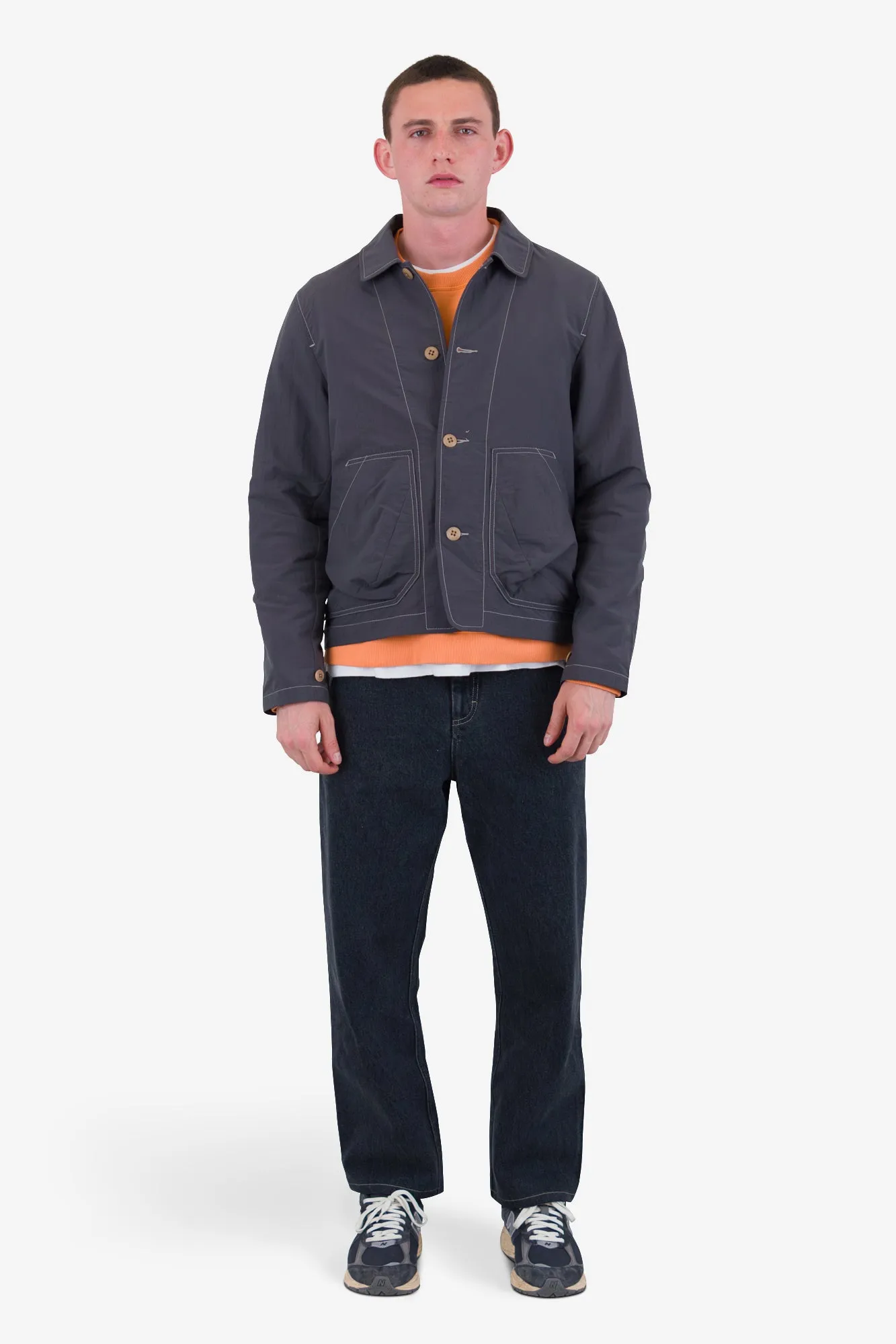 Prism Jacket - Charcoal Nylon sold by Folk product image thumbnail 2