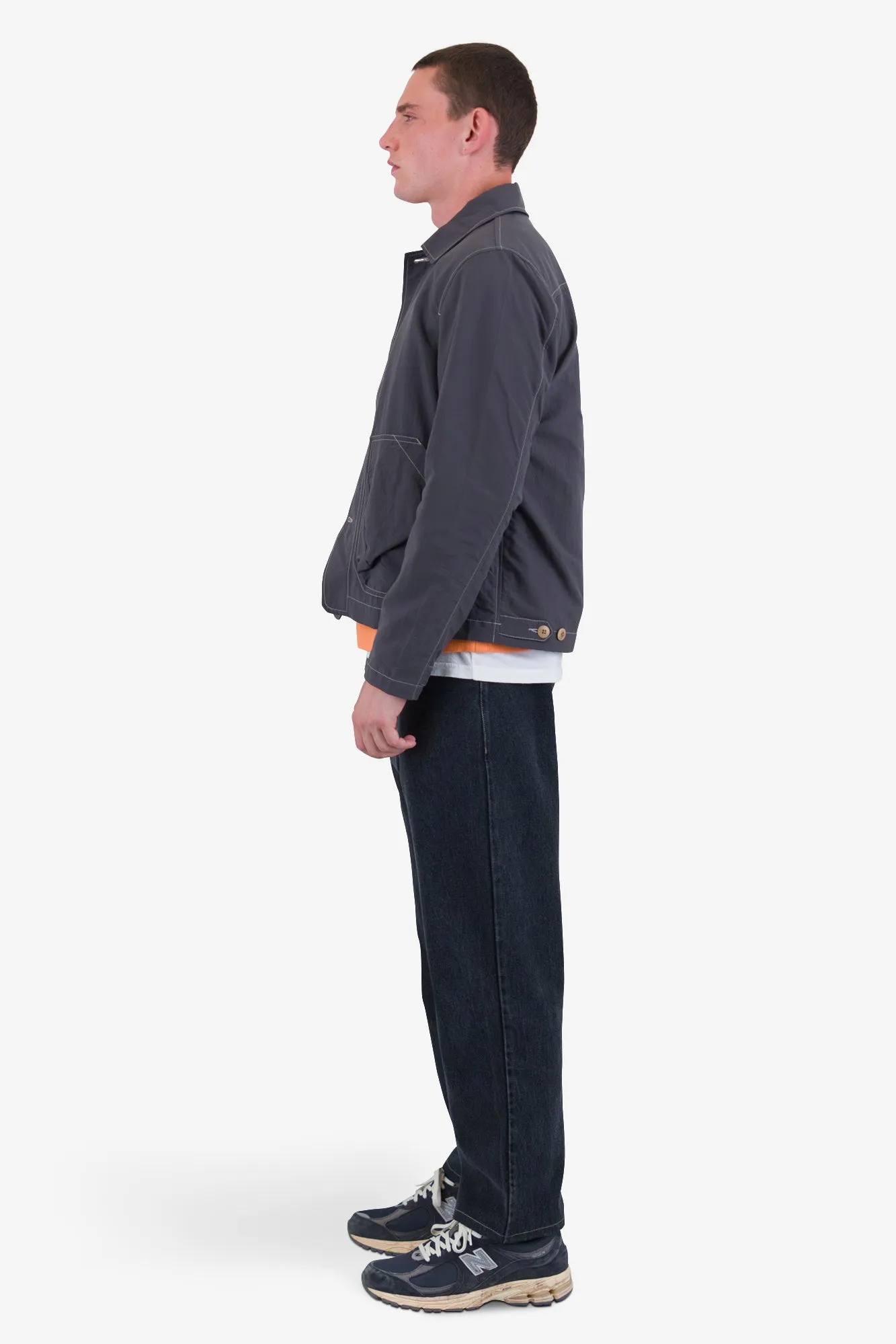 Prism Jacket - Charcoal Nylon sold by Folk product image thumbnail 4