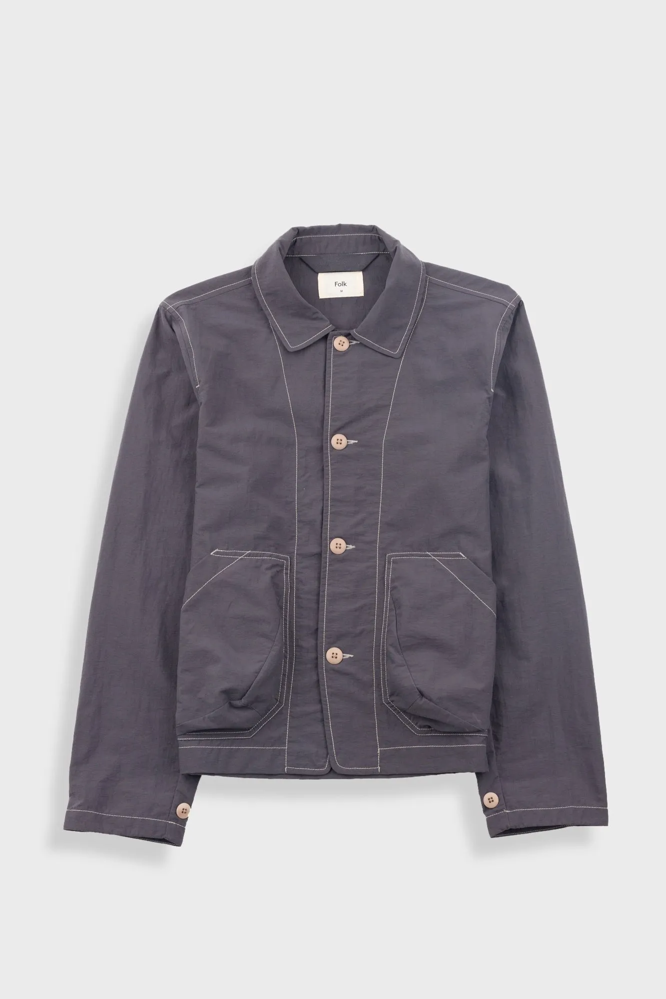 Prism Jacket - Charcoal Nylon sold by Folk