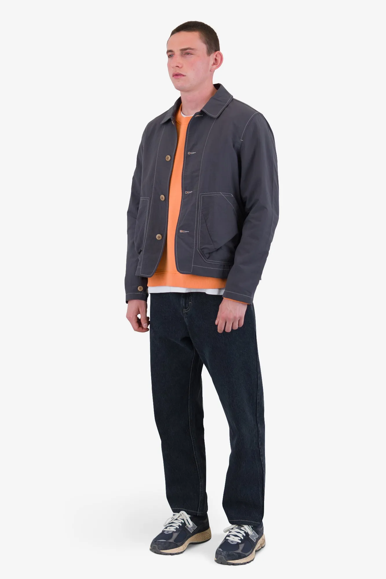 Prism Jacket - Charcoal Nylon sold by Folk product image thumbnail 3