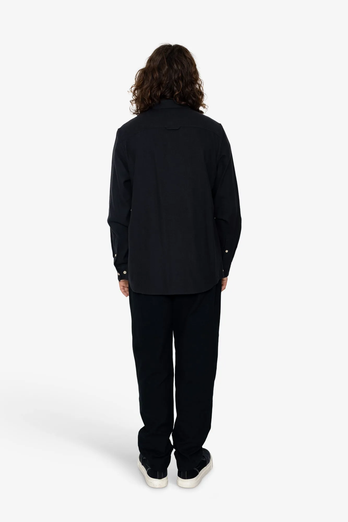 Classic Shirt - Black Flannel sold by Folk product image thumbnail 5