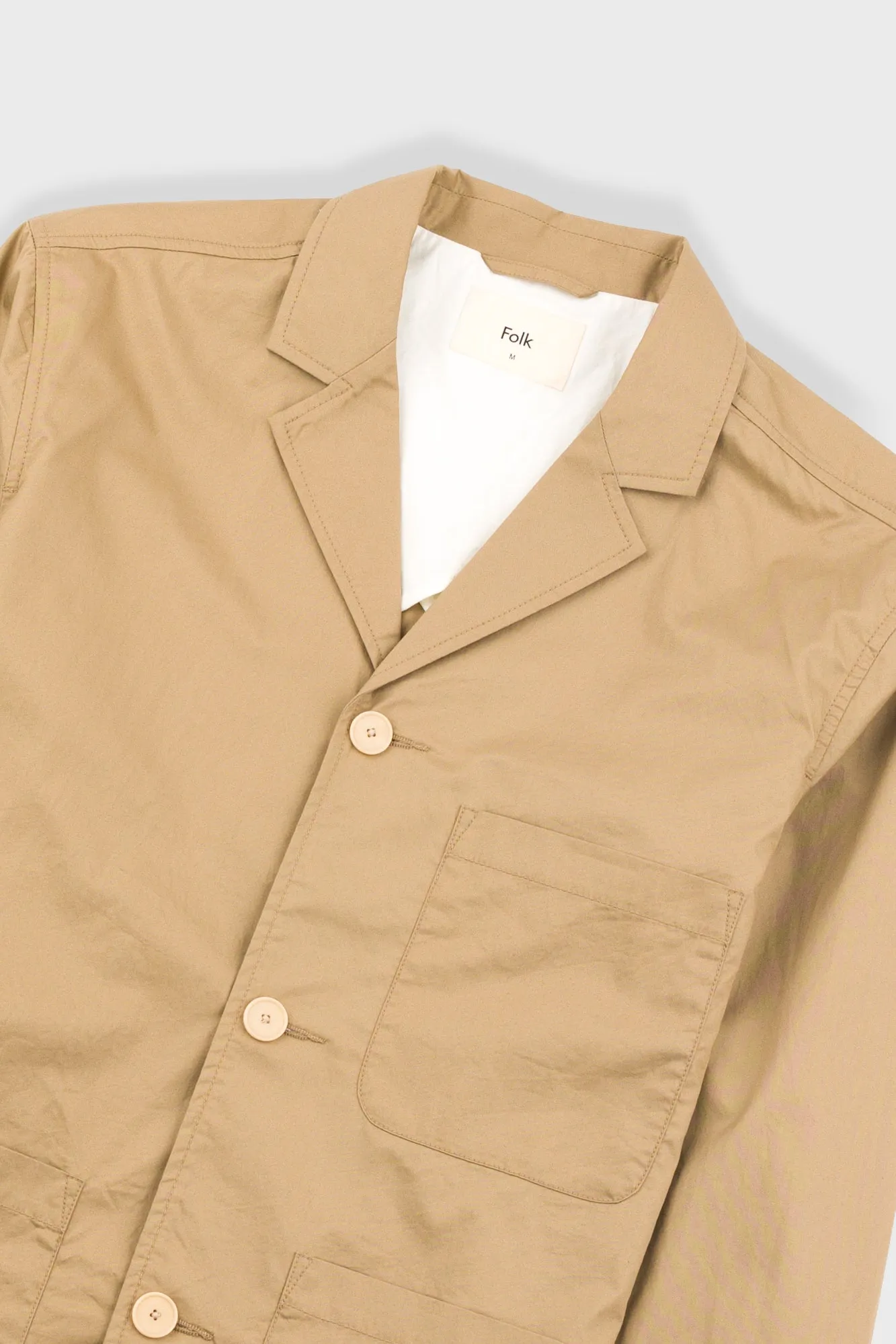 Wide Fit Blazer - Sand sold by Folk product image thumbnail 5