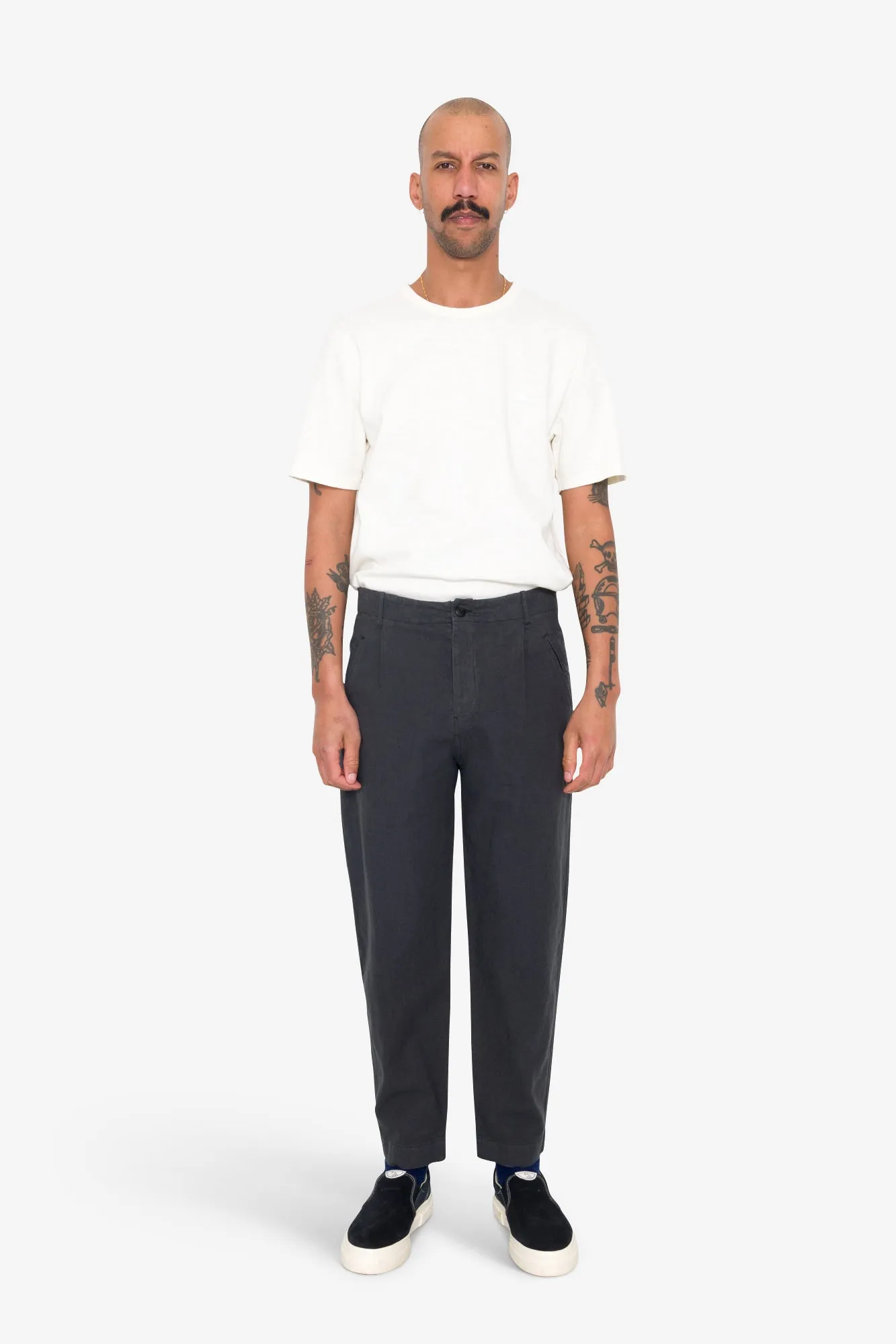 Assembly Pant - Soft Black Cotton Linen sold by Folk product image thumbnail 2