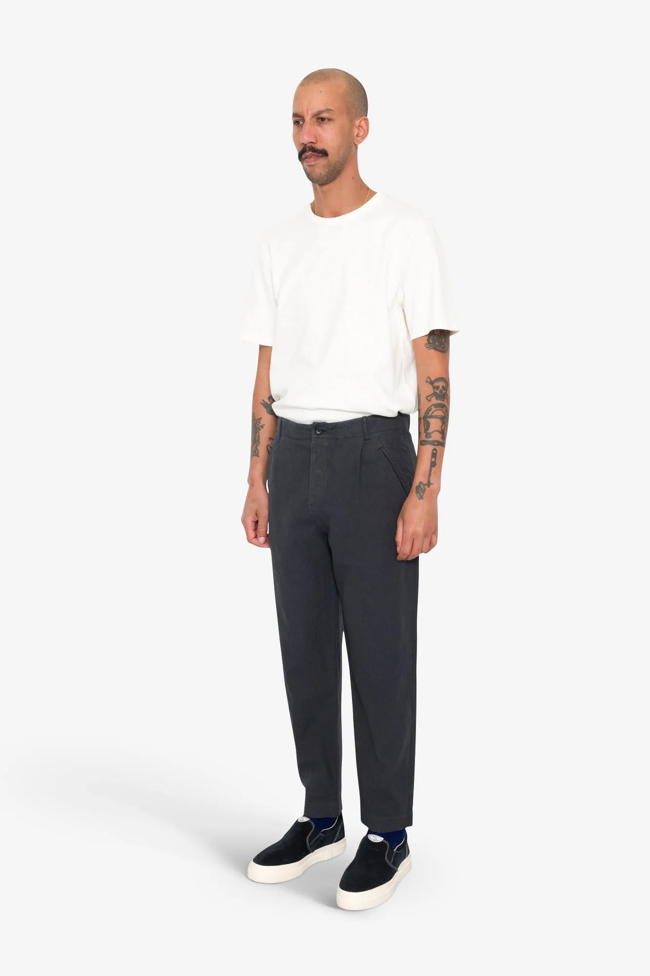 Assembly Pant - Soft Black Cotton Linen sold by Folk product image thumbnail 3