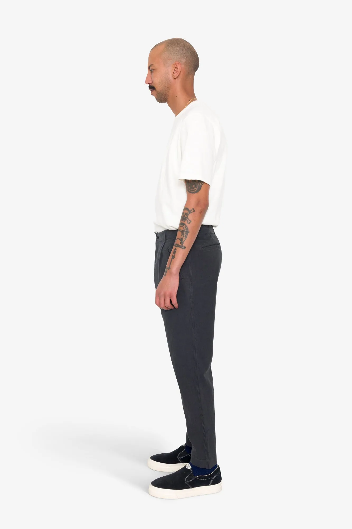 Assembly Pant - Soft Black Cotton Linen sold by Folk product image thumbnail 4